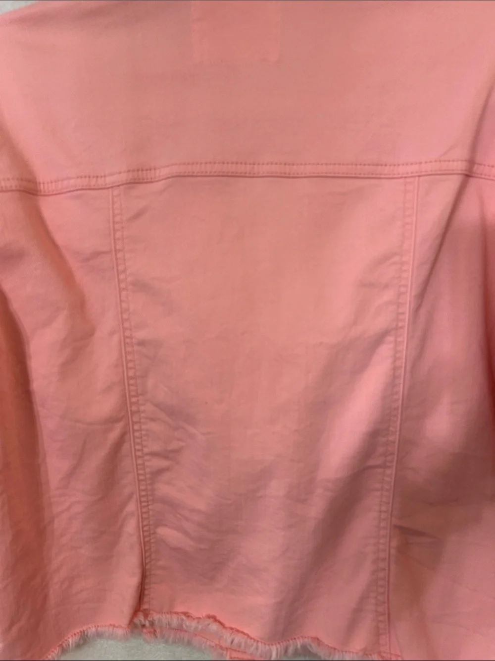 Justice Light Pink Cropped Jean Jacket